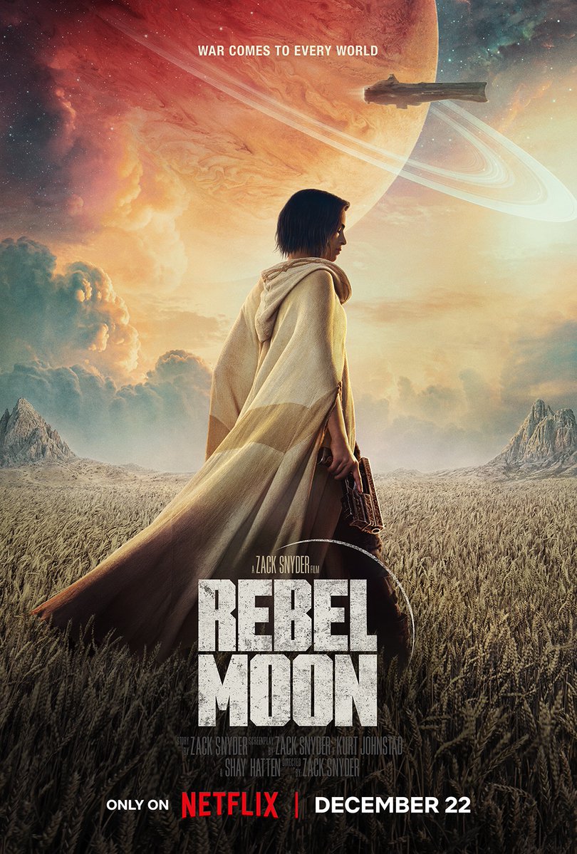 Netflix dévoile l'affiche de Rebel Moon, son film événement